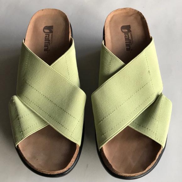 light green sandals